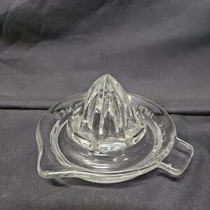 Easley's Improved Reamer 1900s Glass Citrus Reamer Vintage